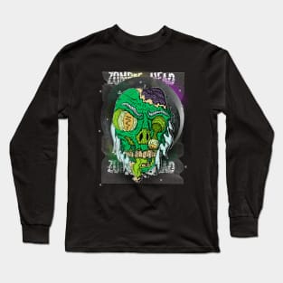 Zombie Head Long Sleeve T-Shirt